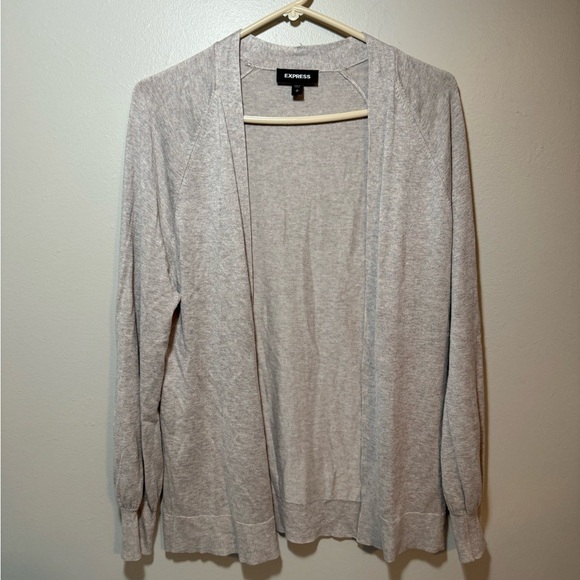 Women’s Size Small Express Gray Cardigan Sweater Lightweight Comfortable - Picture 1 of 8